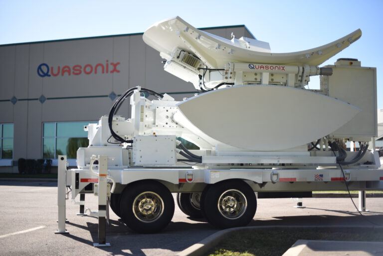 ADAPT PD750 in stored position on a trailer