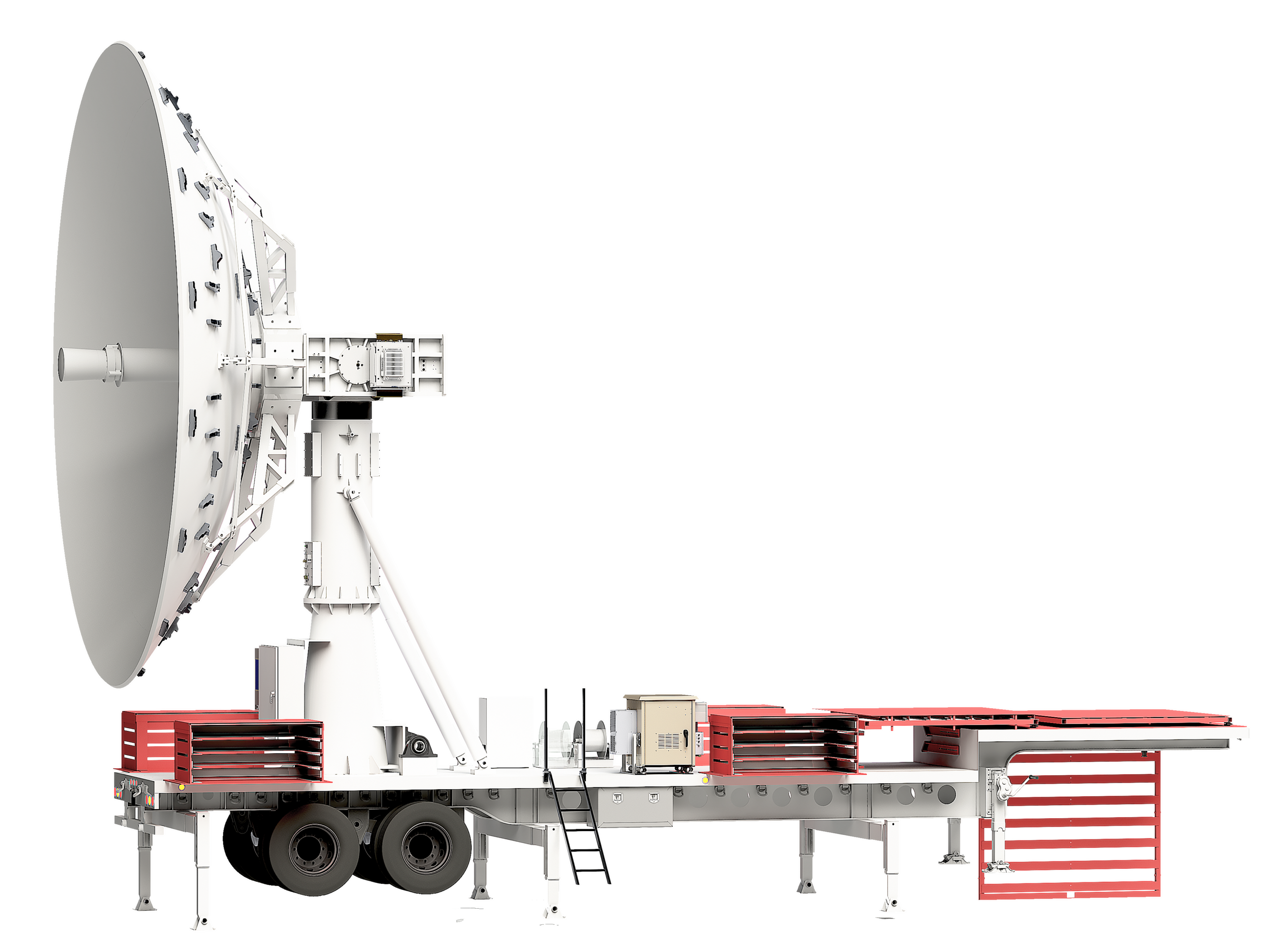 PD900 Mobile Antenna, designed to be compliant with US road standards and US military air transport without modiﬁcation