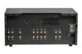 The QBERT™ Bit Error Rate Tester rear panel accommodates up to 8 simultaneous channels in one chassis, with an HDMI port allowing connection to an external monitor.