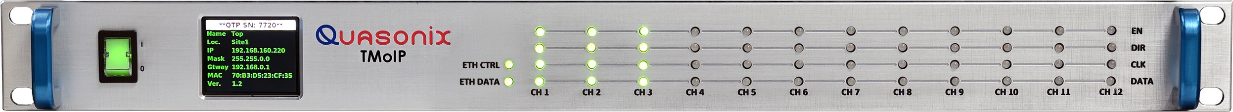 TMoIP Processor (TMOIP-12) front panel