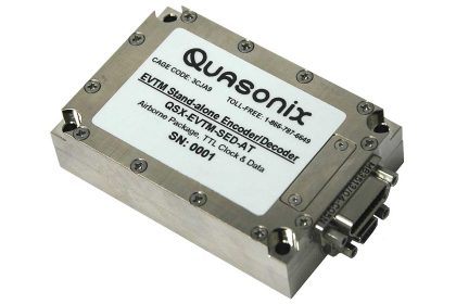 Quasonix compact (airborne) Ethernet-Via-Telemetry (EVTM) encoder-decoder