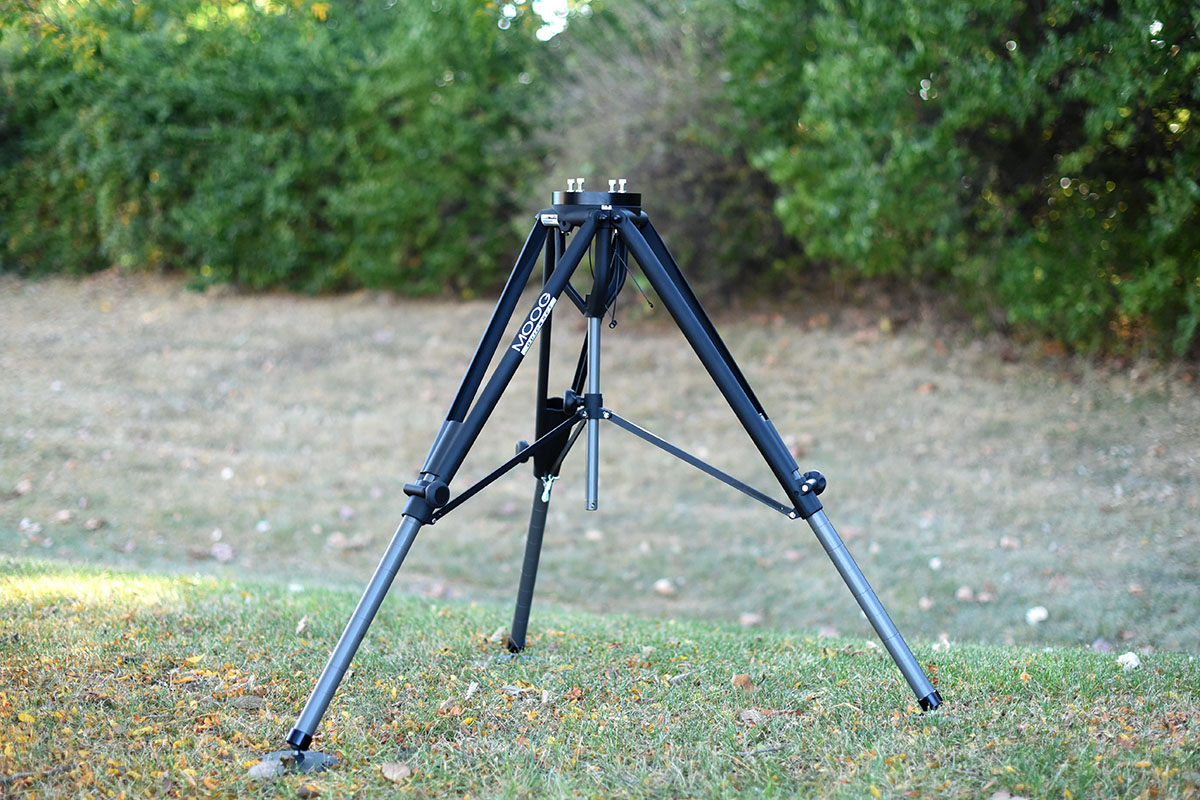 Moog Gibraltar tripod (model 4-60450-0A, available from Quasonix as part number QC-ACC-001)