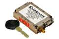 Quasonix TIMTER™ transmitter with key for size comparison